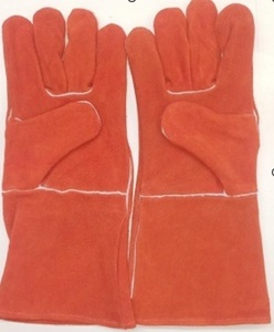 Gants de travail en peau de vache durables de qualité supérieure les plus vendus Gants de sécurité en cuir fendu de vache Caractéristique anti-coupure Soudage de conduite - Product Image 4