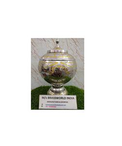 New Style Brass Cremation Urns Full Engraved New Cremation Urns Handmade <b>Funeral</b> <b>Supplies</b> New Style Urns - Product Image 1