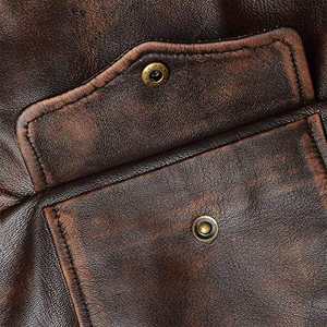 Veste en cuir pour homme 100% cuir, vestes en cuir sur mesure, veste en cuir élégante pour moto, couleur personnalisée - Product Image 5