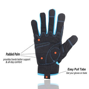 Guantes de trabajo para hombre para construcción, reparación, ensamblaje y mantenimiento que ofrecen seguridad, comodidad y agarre para las manos. - Product Image 5