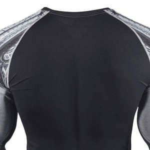 Rashguards de MMA de Spandex con Estampado Digital Personalizado para Hombre, Manga Larga, Ropa Masculina, Rashguards de MMA de Alta Calidad en Venta, OEM - Product Image 6