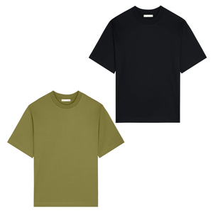 Ropa de calle de moda Look camiseta de hombre de gran tamaño Fit camisetas personalizadas caja de algodón orgánico embalaje camisetas para mujeres fabricante - Product Image 1