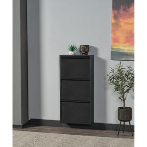 High Quality Modern 3-Layer Stainless Steel Shoe <b>Cabinet</b> Wall Mounted Home Furniture Entry Villa Mall <b>Outdoor</b> Storage Sahbaz - Product Image 5