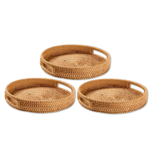 ถาดหวายสำหรับผลิตภัณฑ์ชั้นนำ: ชุดเสริมอเนกประสงค์และเป็นมิตรกับสิ่งแวดล้อมสำหรับห้องที่ส่งออกจากเวียดนาม - Product Image 1