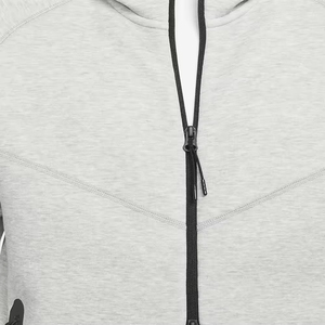 เสื้อฮู้ดมีซิปสำหรับผู้ชายผ้าคอตตอนผ้าฟลีซกันลมระบายอากาศได้ดีสำหรับ100% ฤดูหนาวบริการ OEM - Product Image 6