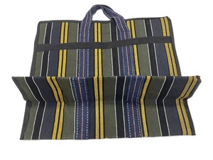 Bolsas DE LA COMPRA grandes de polipropileno reciclado ecológicas Patrón de rayas largo sostenible para uso en supermercados Suministro a granel India - Product Image 3