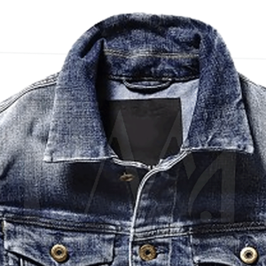 Vestes en denim en toile de taille personnalisable de haute qualité pour hommes avec caractéristiques de séchage rapide et de respiration - Product Image 2