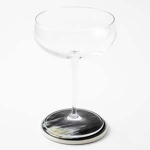 Dessous de verre en corne de buffle naturelle pour la maison et le restaurant Ensemble de 6 sous-verres avec tapis et tampons ronds pour l'artisanat indien - Product Image 6