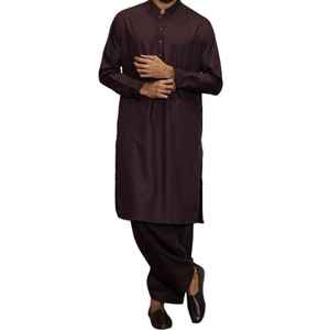 Traje Shalwar Kameez de Secado Rápido de Alta Calidad Hecho a Medida para Hombre 2026, Traje Afgano Pakistaní para Fiesta y Boda, Vestido de Dos Piezas - Product Image 1