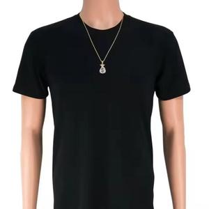 Pendentif de Style Hip Hop 10k or jaune bijoux fins pendentifs et breloques 2.35 Ctw Style Hip Hop sac d'argent pendentif cadeau pour lui - Product Image 2