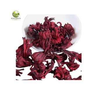 Flores de Hibisco Secas Orgánicas, Ingrediente de Té Herbal Saludable, Flor Entera, Té Suelto para Mezclas de Bebidas, Venta al por Mayor - Product Image 1