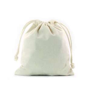 Bolsa de regalo con cordón de diseño elegante de Navidad 100% algodón Original para eventos de boda en bolsas de compras de lona - Product Image 4