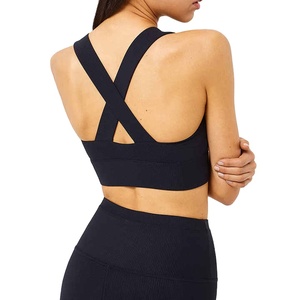 เสื้อชั้นในกีฬาผู้หญิงแบบซัพพอร์ตสูง ยกกระชับ สำหรับออกกำลังกาย ขายดี เสื้อชั้นในโยคะสำหรับผู้หญิง ออกแบบเองได้ ปี 2026 - Product Image 2