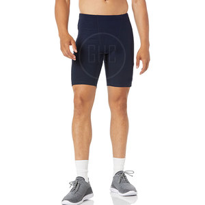 Pantalones cortos de compresión de algodón de gran tamaño para hombre, transpirables, de secado rápido, para exteriores, estilo informal, ropa de entrenamiento, patrón sólido - Product Image 3
