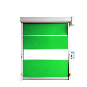 Venta al por mayor de China, tela de PVC, lavado de coches, plástico, acción rápida, sistema de servo automático, Rollo rápido, puerta de persiana enrollable de alta velocidad - Product Image 1