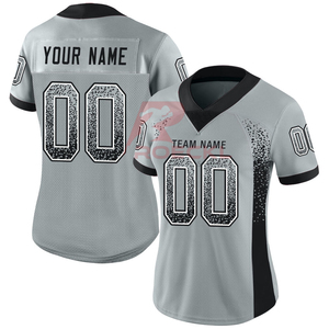 Hot Style Custom Logo Gradient Fashion para unisex color personalizado Camiseta de fútbol auténtica Última camiseta de fútbol americano - Product Image 2
