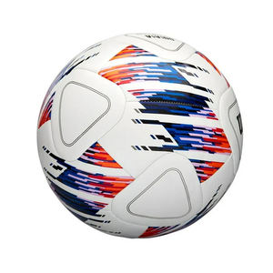 High Quality PU Leather Football <b>Soccer</b> Ball New Arrival Black White Size 5 4 3 Customizable Logo for Training - Product Image 4