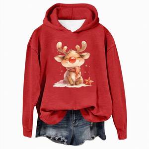 Unisex Winter <b>Christmas</b> Zipper Pullover <b>Hoodie</b> for Men Women Party Celebration - Product Image 2