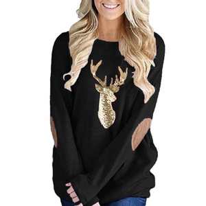 Nueva moda mujer Casual con capucha de punto Tops blusas de mujer Casual suelta camisas largas señora Tops camisas viaje Casual sudadera - Product Image 4