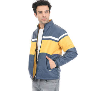Chaqueta acolchada de burbujas ligera para hombre, lona personalizable, soporte de tela para exteriores de invierno, estilo cálido regular largo, recién llegado - Product Image 3