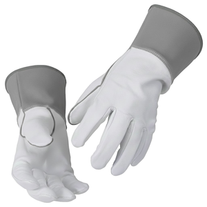 Guantes de Soldadura Tig de Cuero Vacuno Resistentes, Guantes de Soldadura Mig Resistentes al Calor y al Fuego, Guantes de Trabajo Industriales con Puño Largo - Product Image 1