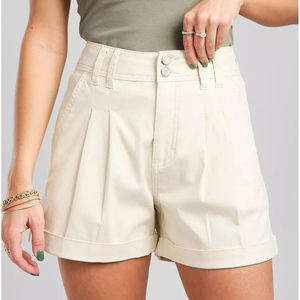 Short d'été décontracté pour femme Tissu doux respirant avec taille élastique Coupe confortable pour la marche à la plage et l'entraînement en plein air - Product Image 3