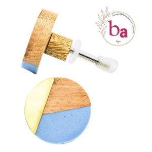 ตู้ไม้เรซิ่นที่ไม่ซ้ำใครพร้อมลูกบิดเซรามิกและที่จับประตูไม้เรซิ่นสำหรับห้องครัวโรงแรมห้องนั่งเล่นและวิลล่า - Product Image 2