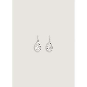 Harper 2ctw Pear Drop <b>Earrings</b> in White Gold 18K and 14K for Wedding Party Geometric Tassel Pattern with Rose Gold Material" - Product Image 1