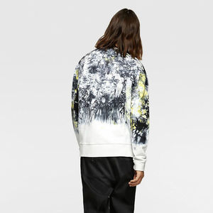 Sudadera de Invierno con Cierre y Estampado Tie-Dye, Talla Grande, Personalizable, Suave y Cómoda, 100% Algodón Orgánico, Servicio OEM para Hombre - Product Image 2