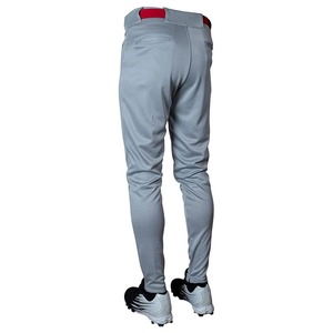 Pantalon de baseball gris personnalisé, uniforme d'équipe professionnel, vêtements de sport athlétiques, 100% polyester, séchage rapide, fabrication sur mesure - Product Image 2