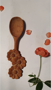 Eco Friendly Wooden <b>Spoon</b> Vietnam Handmade Acacia Material Ideal for Kitchen Cooking <b>Serving</b> and Baking - Product Image 6