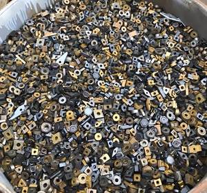 Residuos de insertos de carburo de tungsteno mixto YG8, accesorios de grado YG8, forma redonda, superficie pulida, uso industrial para exportación - Product Image 4