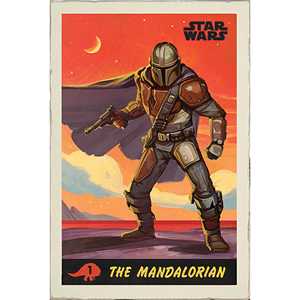 Affiche murale moderne illustrant le Mandalorian - Product Image 4