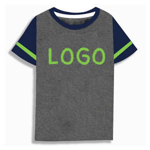 เสื้อยืดคอกลมแขนสั้นสำหรับเด็กทารกเสื้อผ้า2025สีพื้นว่างงานตามสั่งสำหรับฤดูร้อน - Product Image 3