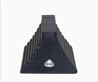Cale de roue de voiture en caoutchouc de sécurité Wesure 250x200x150mm, durable, portable, résistante à l'eau, pour stationnement S3313