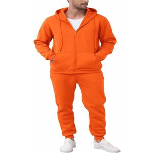 Ensemble de sweat à capuche automne/hiver pour hommes pantalon de marque à capuche à la mode ensemble de jogging décontracté vêtements de sport survêtement - Product Image 1