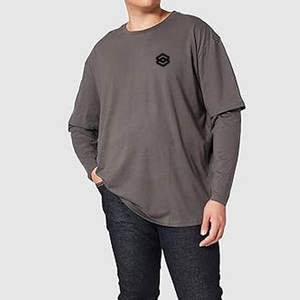 Camisetas de doble capa para hombre de la mejor calidad, ropa de verano para hombre, camisetas de doble capa a la venta - Product Image 3