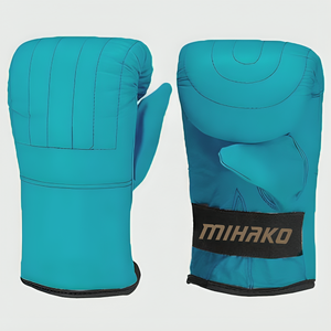 Gants de boxe professionnels pour sac de frappe, logo personnalisé, cuir de vache, équipement de protection pour adultes, faible MOQ, tailles 12 oz - Product Image 4