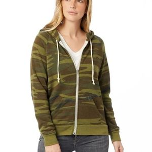 Novedades Fitness 2026 - Sudaderas con Capucha para Mujer, Sudadera con Cierre, Sudadera de Forro Polar, Sudadera con Capucha de Camuflaje - Product Image 1