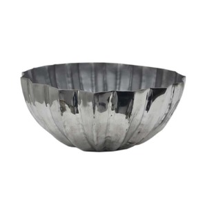 Design moderne Cuisine et table Bol rond en métal couleur or Imprimé noir et blanc Bol de service et bols décoratifs - Product Image 6