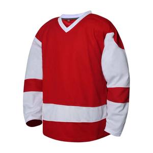 Camisetas de hockey sobre hielo Elite Edition Precio de fábrica al por mayor Sublimación de poliéster de doble punto duradera Pro Fit Ropa de equipo de secado rápido - Product Image 1