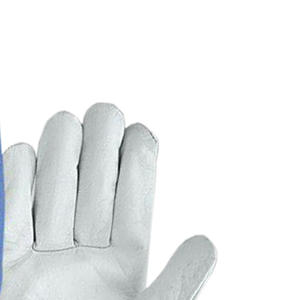 Guantes de seguridad reflectantes de cuero de oveja para trabajo, guantes de trabajo ligeros y protectores, equipo de protección duradero para las manos. - Product Image 4