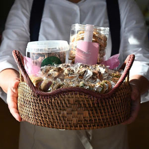 ถาดโชว์ช็อคโกแลตขนาดใหญ่ส่งตรงจากโรงงานถาดหวายสานสำหรับตกแต่งของหวานของขวัญเดือนรอมฎอน - Product Image 2