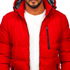 New Arrival High Quality Custom Men's Canvas <b>Puffer</b> <b>Jacket</b> Breathable Lightweight Outdoor Plain Dyed for Winter Reasonable Price - Product Image 2