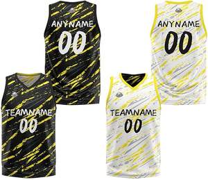 Personalizado Reversible Baloncesto Jersey Pantalones Cortos Uniformes Poliéster Uniformes Impreso Logo Alta Calidad Uniforme Ropa Deportiva industria - Product Image 5