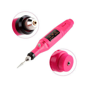 Taladro de Uñas Eléctrico Portátil Tipo Bolígrafo 0-35000rpm Myrva MYR-29291001 Herramienta de Plástico para Uñas Con Vástago de 1.6mm Enchufe CN 100-240V En Caja - Product Image 4