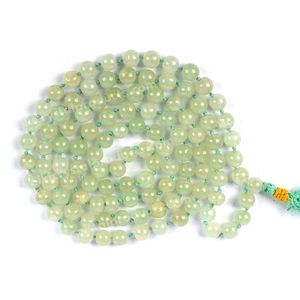 Collar de Jade Verde, Joyería con Cuentas de Piedras Preciosas Naturales para la Prosperidad y la Armonía - Product Image 6