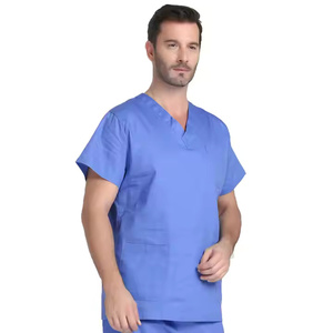 2025 OEM médico regular Scrub hombres enfermería Scrubs cómodo para hombres Jogger Scrubs Set - Product Image 5