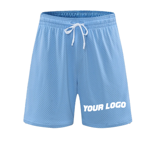 Short en maille personnalisé pour hommes Short en maille à coutures internes de 5 pouces Short en maille respirant imprimé sueur pour hommes - Product Image 5