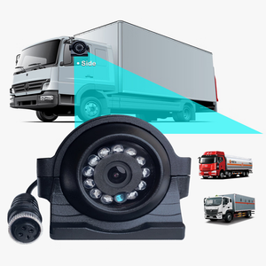 Cámara de Visión Lateral AHD 1080P 2MP con Monitor y Luz LED de Relleno | Cámara de Reversa para Camión/Autobús, Gran Angular de 155°, Resistente al Agua IP69K, 12-36V - Product Image 6